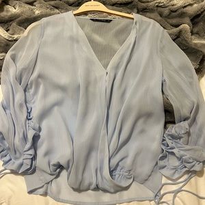 Zara long sleeve blouse